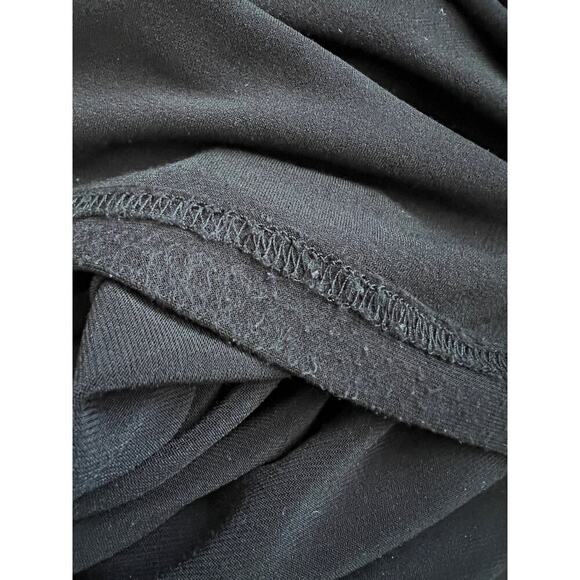 Sympli Slinky Pants Pull On Sz 14 Black Wide Leg Stretchy Flare Basic - Picture 7 of 9